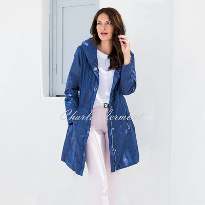 Marble 3/4 Length Coat – Style 5737-173 (Blue)