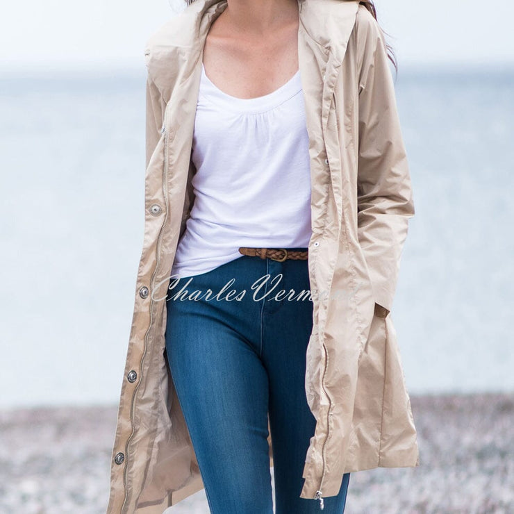Marble 3/4 Length Coat – Style 5737-185 (Beige)