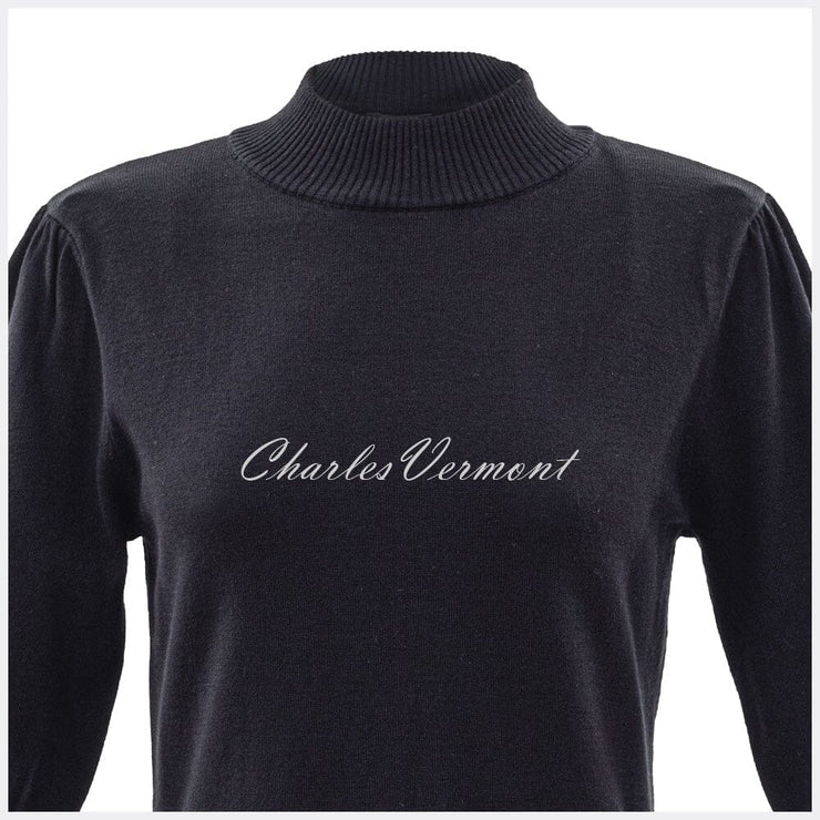 Marble Sweater - Style 5813-101 (Black)
