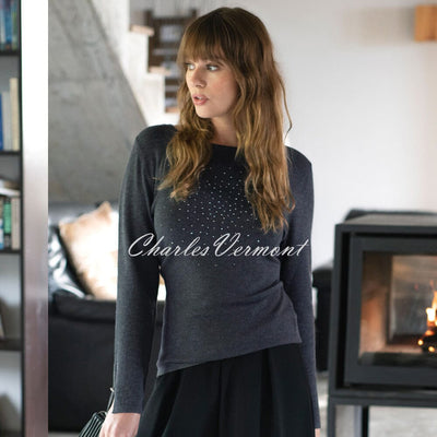 Marble Sweater – Style 5823-105 (Charcoal Grey)