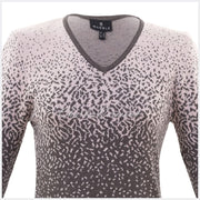 Marble Sweater – Style 5825-120 (Pale Pink / Mocha)