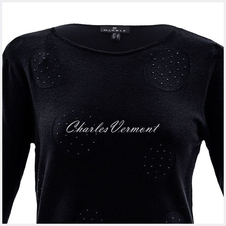 Marble Sweater – Style 5833-101 (Black)
