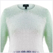Marble Sweater – Style 5849-188 (Ice Green / White / Navy)
