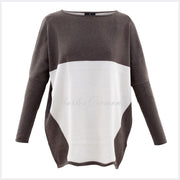 Marble Sweater – Style 5876-159 (Mocha / Off White)