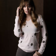 Marble Sweater – Style 5882-120 (Pink / Brown)