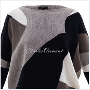 Marble Sweater – Style 5883-159 (Black / Mocha / Off White)