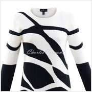 Marble Dress – Style 5901-104 (Off White / Black)
