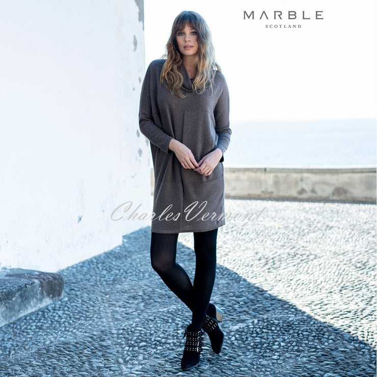 Marble Sweater Dress – Style 5903-159 (Mocha)