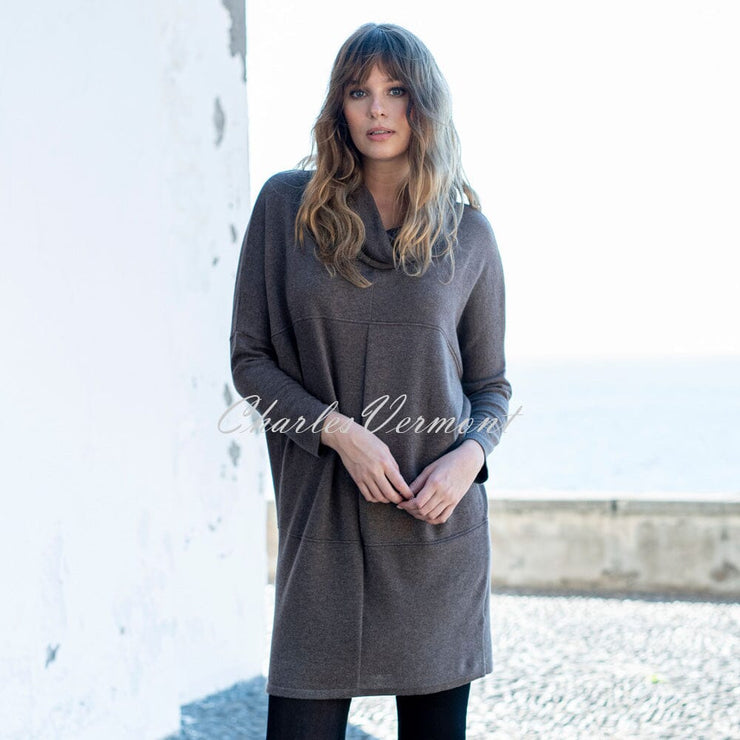 Marble Sweater Dress – Style 5903-159 (Mocha)