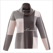 Marble Sweater – Style 5904 -120 (Pale Pink / Mocha / Off White)