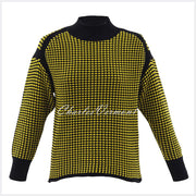 Marble Sweater – Style 5923-189 (Chartreuse / Black)