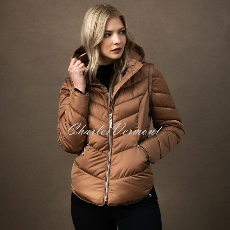 Marble 2 in 1 Quilted Jacket – style 5949-165 (Camel)