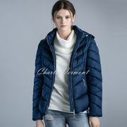 Marble 2 in 1 Quilted Jacket – style 5949-170 (Marine)