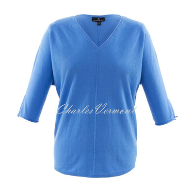 Marble Sweater – Style 6004-190 (Azure Blue)