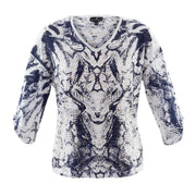 Marble Top – style 6036-103 (Navy / White)