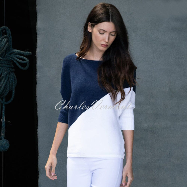 Marble Sweater – Style 6108-103 (Navy)