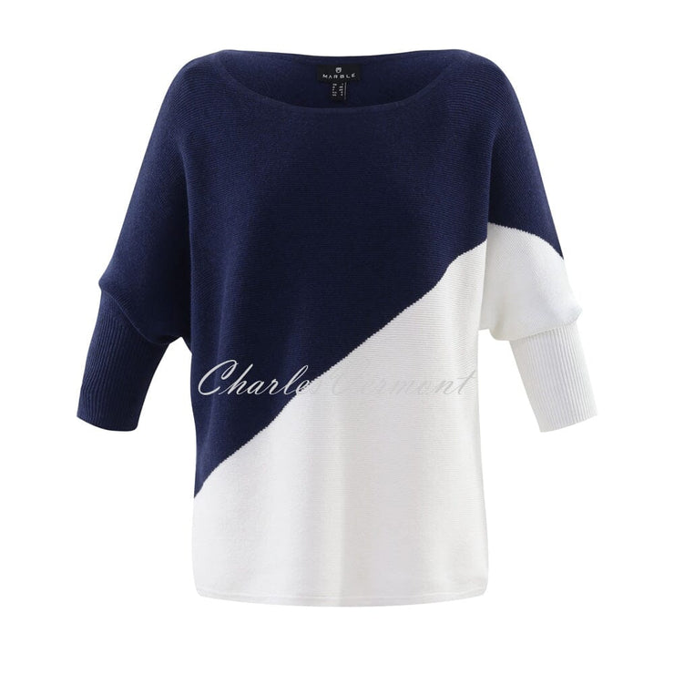 Marble Sweater – Style 6108-103 (Navy)