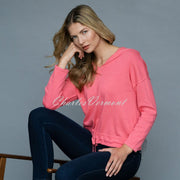 Marble Hooded Sweater – Style 6111-135 (Watermelon)