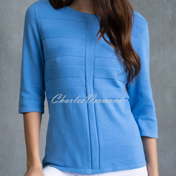 Marble Sweater – Style 6115-190 (Azure Blue)