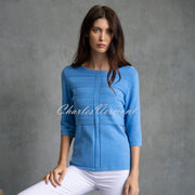 Marble Sweater – Style 6115-190 (Azure Blue)