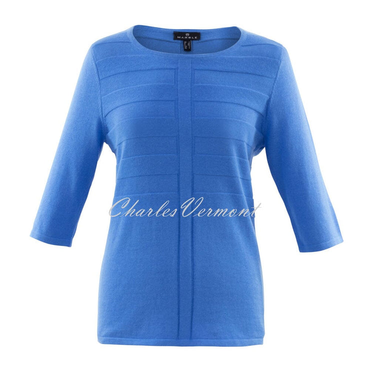 Marble Sweater – Style 6115-190 (Azure Blue)