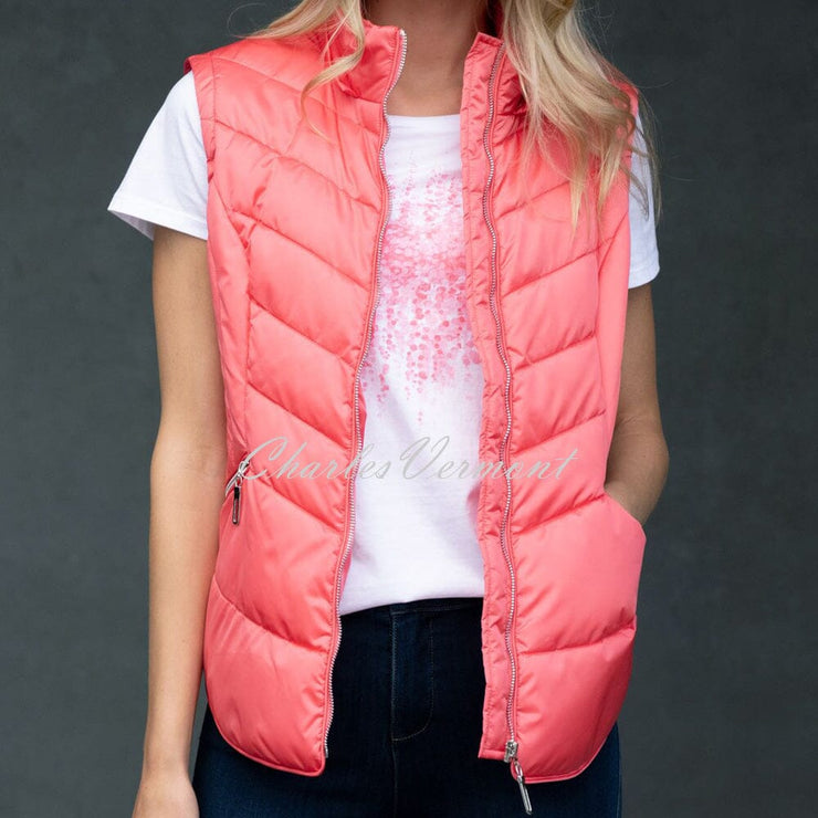 Marble Gilet/Jacket (Detachable Sleeves & Hood) – Style 6136-135 (Watermelon)