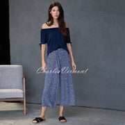 Marble Trouser – Style 6181-103 (Navy / White)