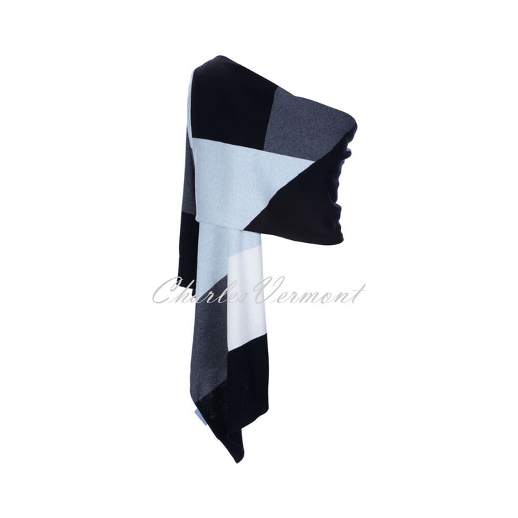 Marble Scarf – style 6381-167 (Ice Blue / Multi)