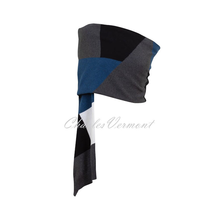 Marble Scarf – style 6381-170 (Marine / Multi)