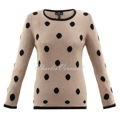 Marble Spot Sweater – style 6385-166 (Light Camel)