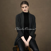 Marble Cardigan – style 6391-105 (Charcoal Grey)
