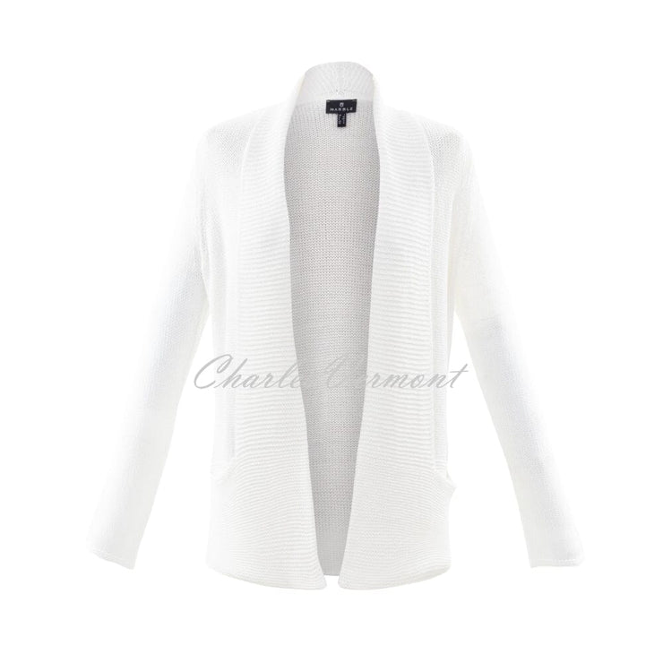 Marble Cardigan - Style 6512-102 (White)