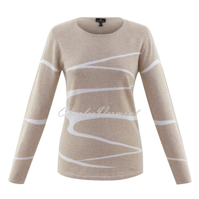 Marble Sweater - Style 6560-185 (Beige)