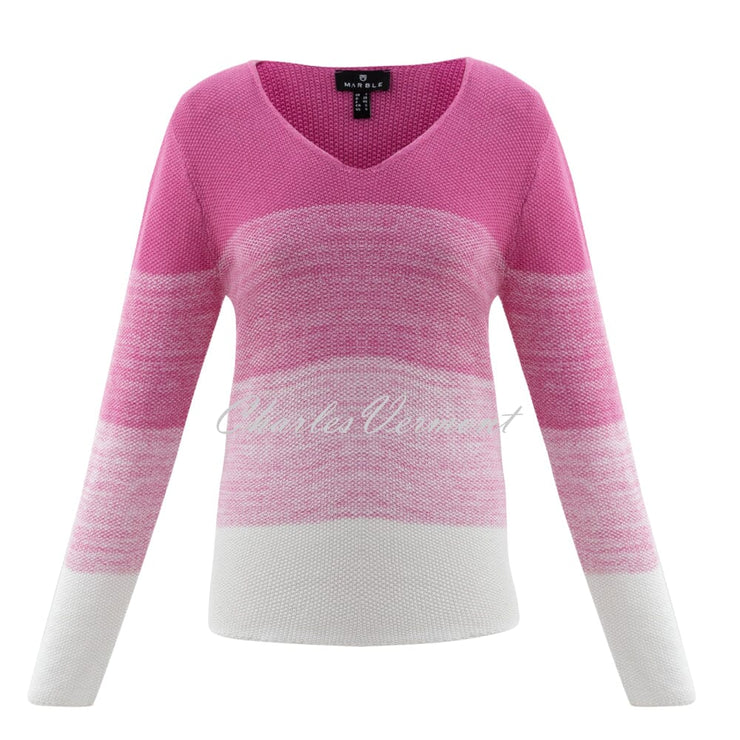 Marble Sweater - Style 6563-194 (Pink/ White)