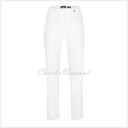 Robell Marie Trouser 51412-5499-10 (White) – SHORTER LENGTH