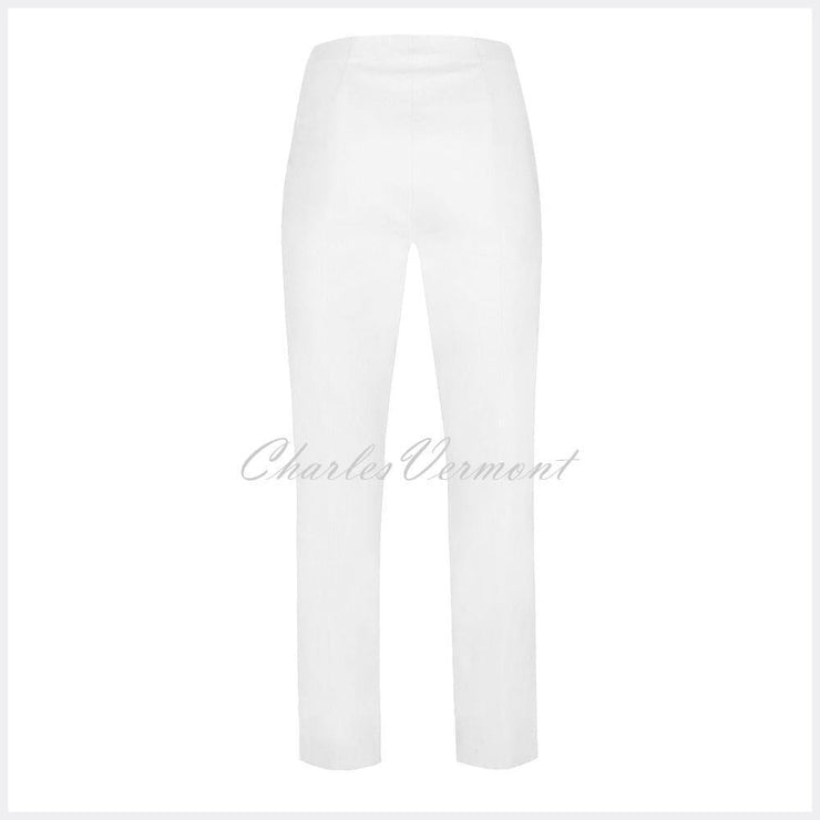 Robell Marie Trouser 51412-5499-10 (White) – SHORTER LENGTH