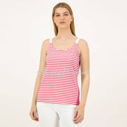 Just White Striped Camisole Top - Style J1969 (Pink / White)