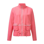 Just White Jacket - Style J1532 (Hibiscus Pink)