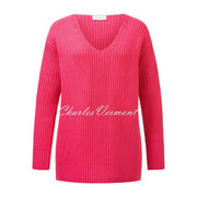 Just White Sweater - Style J1399-340 (Hibiscus Pink)
