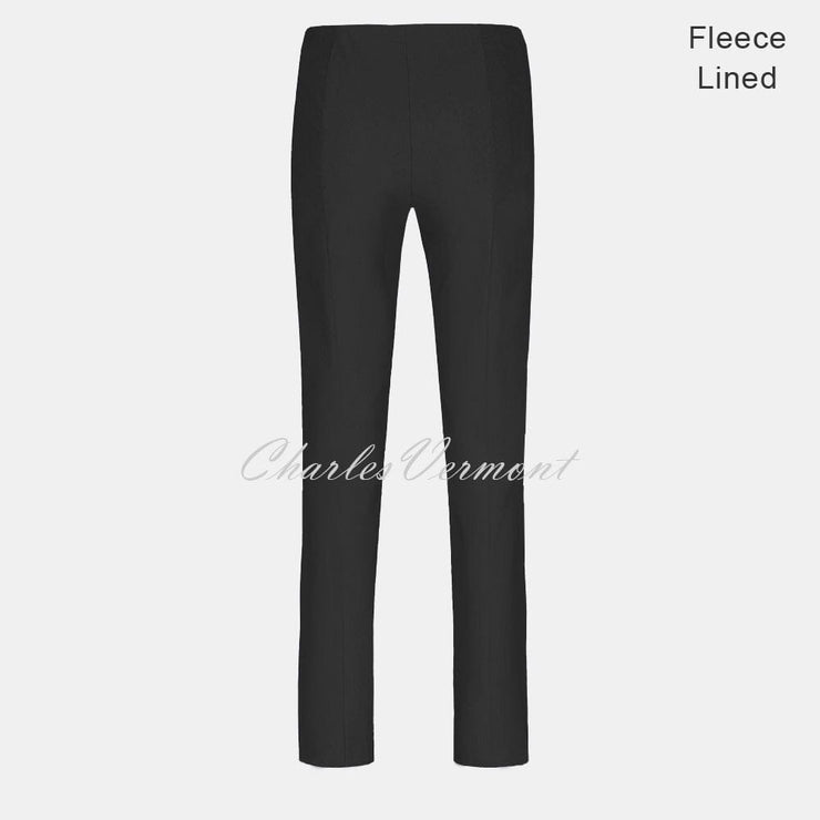 Robell Marie Trouser 51412-54025-90 – Fleece Lined (Black) – SHORTER LENGTH