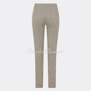 Robell Marie - Full Length Trouser 51412-54401-13 (Light Taupe Jacquard)