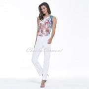 Robell Marie Full Length Trouser 51412-5499-10 (White)