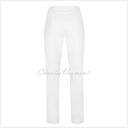 Robell Marie Full Length Trouser 51412-5499-10 (White)