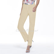 Robell Marie Trouser 51412-5499-14 (Beige) - SHORTER LENGTH 29''