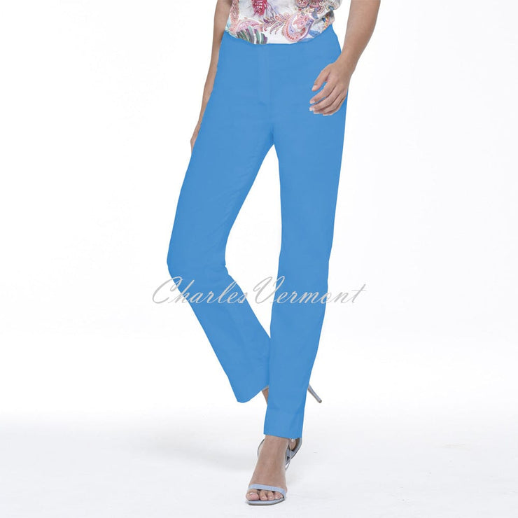 Robell Marie Full Length Trouser 51412-5499-600 (Azure Blue)