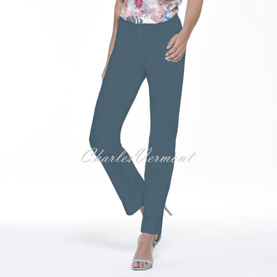 Robell Marie Full Length Trouser 51412-5499-64 (Steel Blue)