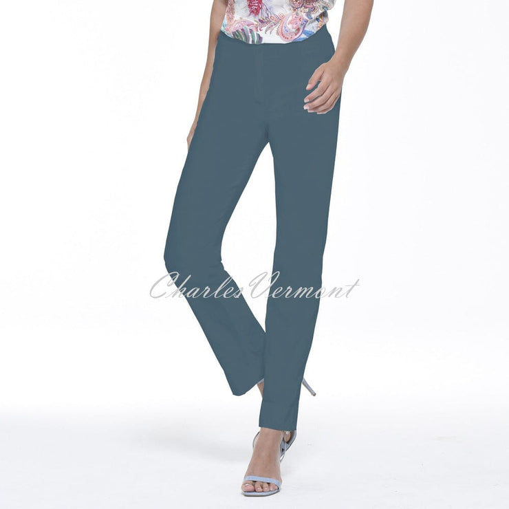 Robell Marie Full Length Trouser 51412-5499-64 (Steel Blue)