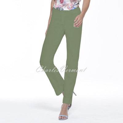 Robell Marie Full Length Trouser 51412-5499-881 (Ivy Green)