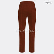 Robell Marie Full Length Trouser 51414-54362-37 (Rust Velvet)