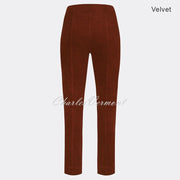 Robell Marie Full Length Trouser 51414-54362-37 (Rust Velvet)